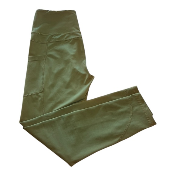 ZYIA Light and Tight 7/8 size 8-10 Pocket Leggings green - Picture 3 of 5